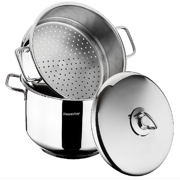 Couscousier Pot Stainless Steel Steamer MAZYANA –