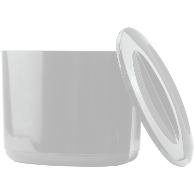 Acrylic ice bucket with lid white 10 litres HORECANO