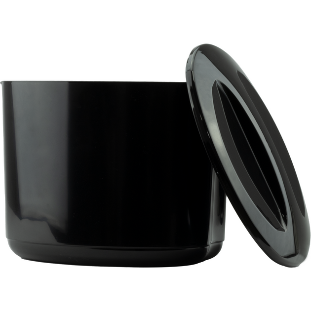 Acrylic ice bucket with lid black 10 litres HORECANO