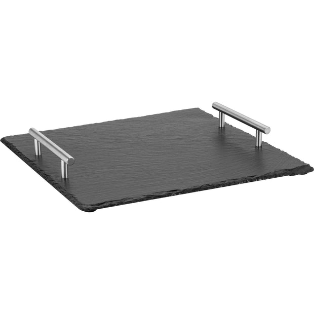 Serving slate with handles 30cm