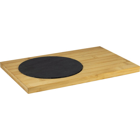 Bamboo board with slate