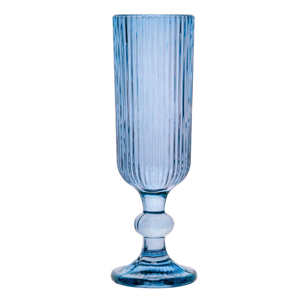 HORECANO Bloom champagne glass 150ml blue