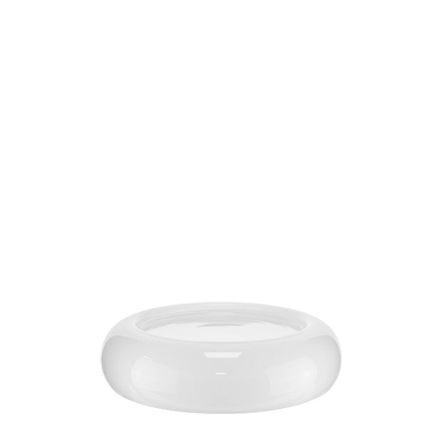 HORECANO Alira glass presentation platter "White" 15cm