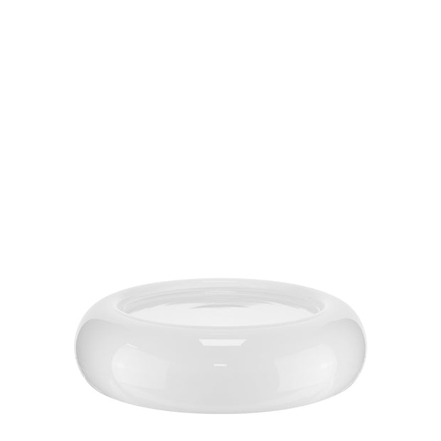 HORECANO Alira glass presentation platter "White" 20x5cm