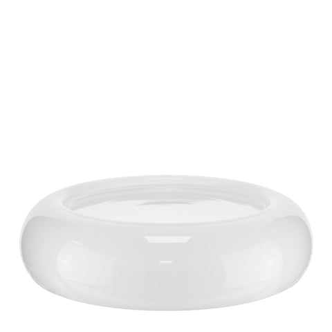 HORECANO Alira glass presentation platter "White" 28x7cm