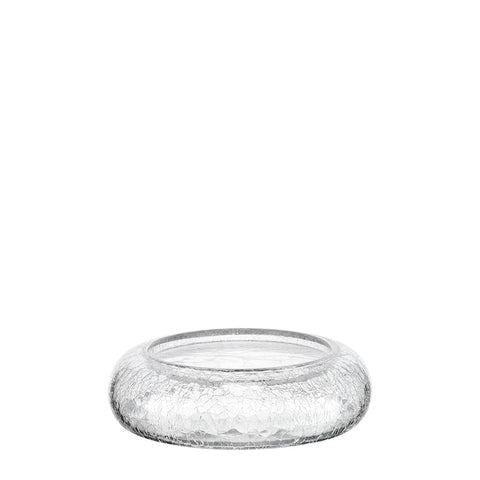 HORECANO Alira glass presentation platter "Cracked" 15cm