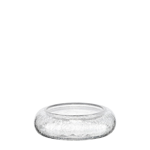 HORECANO Alira glass presentation platter "Cracked" 15cm