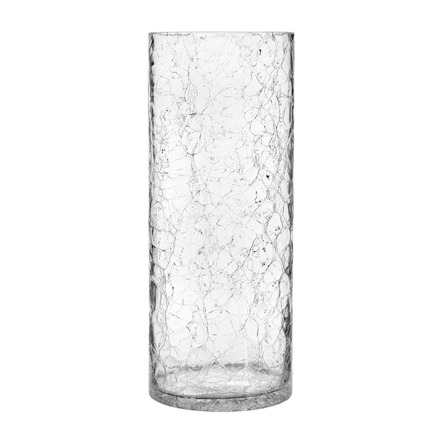 HORECANO Alira glass vase "Cracked" 12x30cm