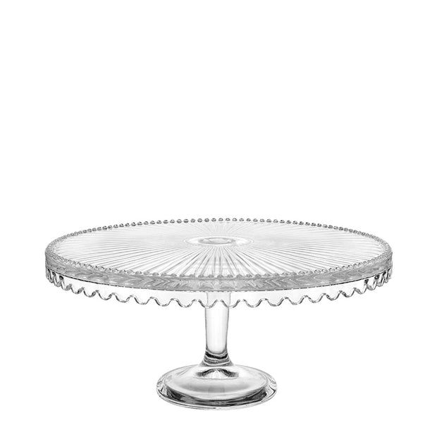 HORECANO Alira glass cake stand with stem 28x12cm