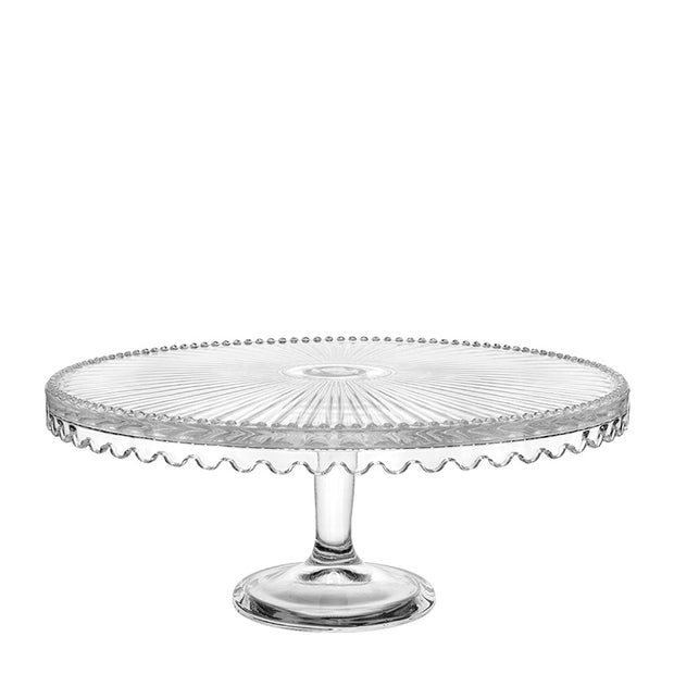 HORECANO Alira glass cake stand with stem 32x12cm