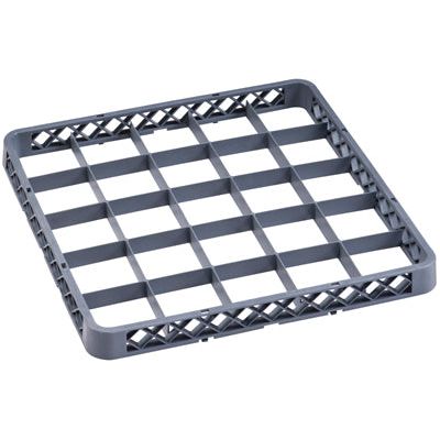 Extender for dishwasher rack with 16 11x11cm compartments