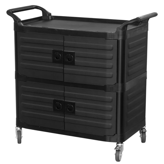 Enclosed multifunctional trolley "Black" 105x53x101cm