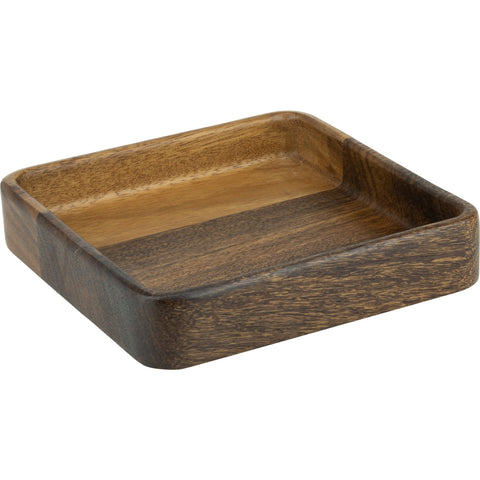 HORECANO acacia square deep serving dish 20cm