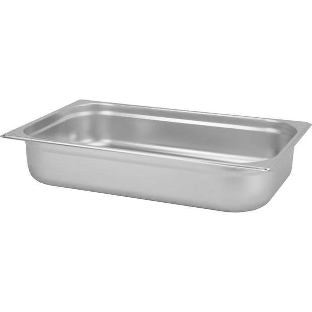 Stainless steel 18/10 gastronorm container GN 1/1 100mm 14 litres