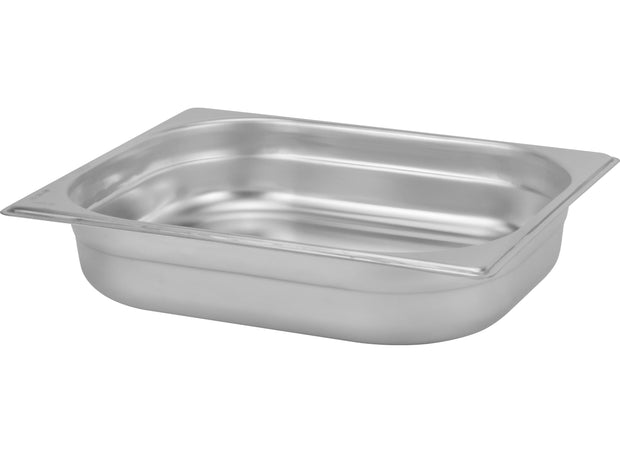 Stainless steel 18/10 gastronorm container GN 1/2 65mm 4 litres