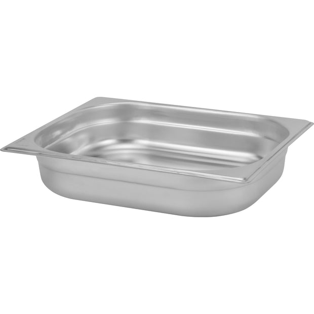 Stainless steel 18/10 gastronorm container GN 1/2 65mm 4 litres