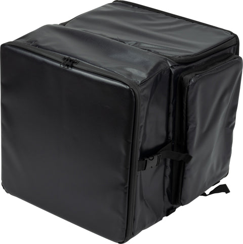 Insulated food delivery bag black 42x42x42cm