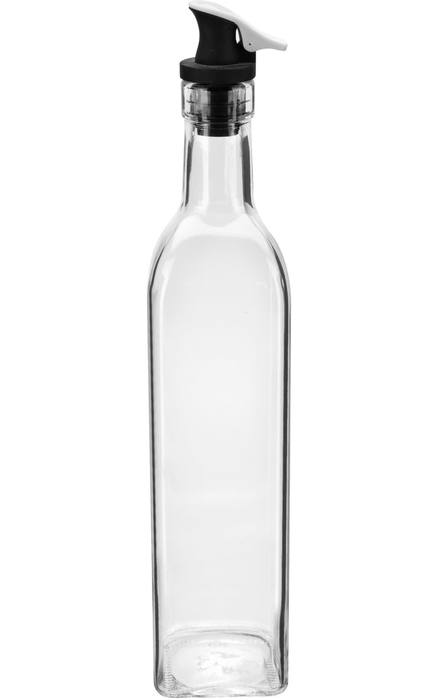 Oil/vinegar bottle with pourer and stopper 250ml