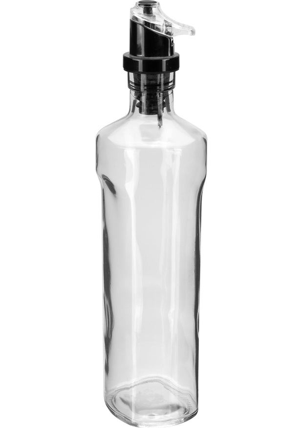 Oil/vinegar bottle with pourer and stopper 350ml