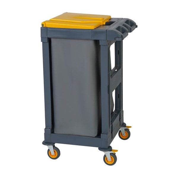 Professional waste collection trolley 53x559x103cm