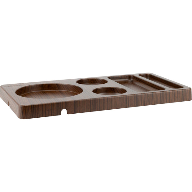 Hotel welcome tray for refreshments and condiments "Wood" 42x22cm