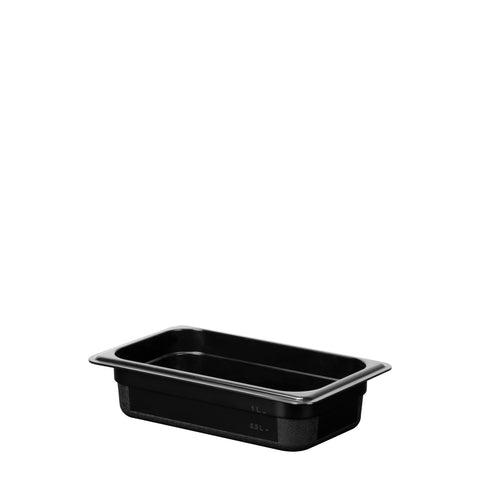 Polypropylene gastronorm storage container GN 1/4 65mm 1.7 litres