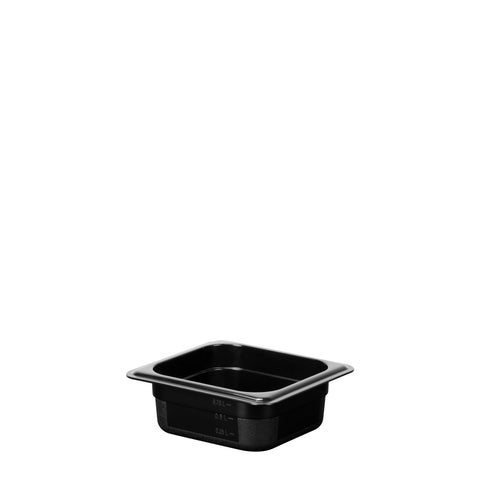 Polypropylene gastronorm storage container GN 1/6 depth 65mm 1 litre