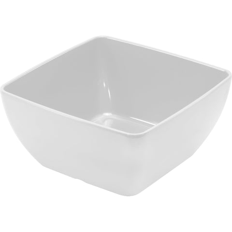 Square bowl "Corona" white 19x9cm