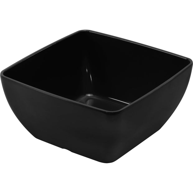 Square bowl "Corona" black 19x9cm