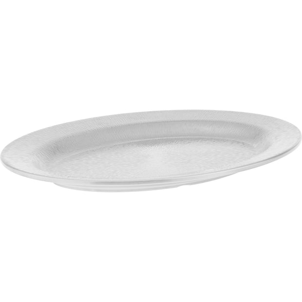 Oval melamine platter "Nova" white 51сm