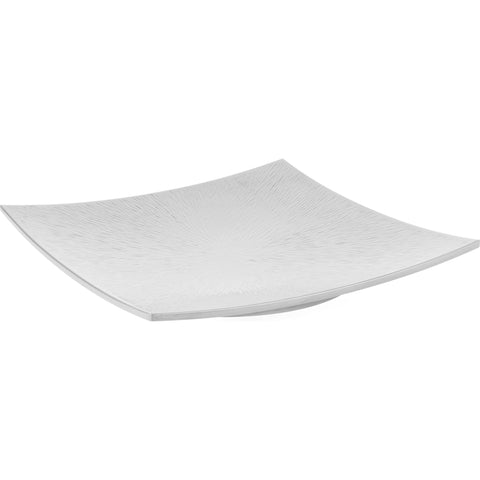 Square melamine platter "Saku" white 31cm