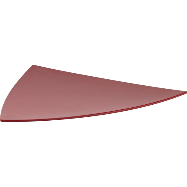 Triangular melamine display platter red 47.5cm