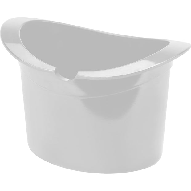 Polycarbonate sauce bowl white 24cm