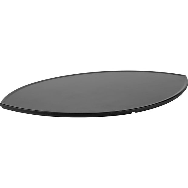 Melamine platter "Leaf" black 54cm
