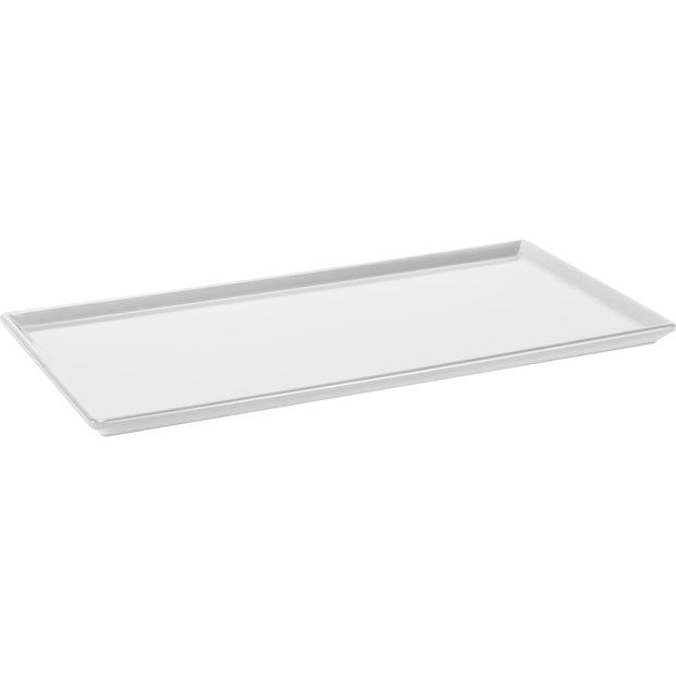 Rectangular platter white 18cm
