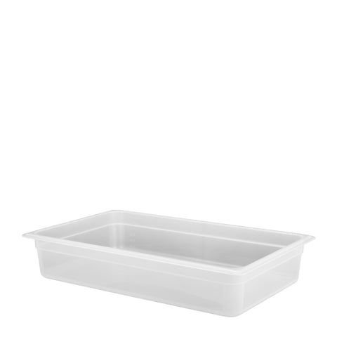 Polypropylene gastronorm storage container GN 1/1 100mm 13 litres