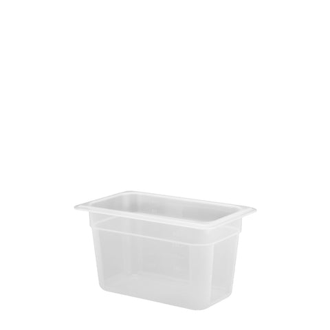 Polypropylene gastronorm storage container GN 1/4 150mm 3.7 litres