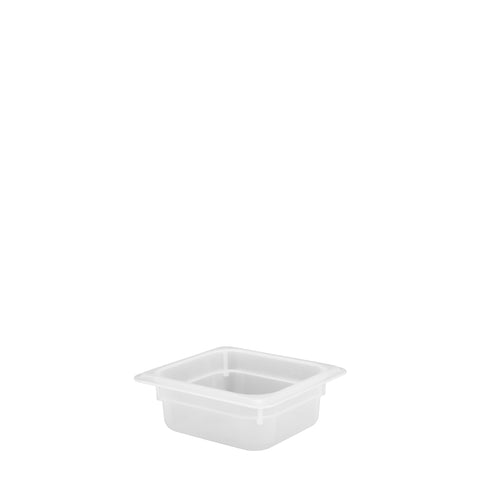 Polypropylene gastronorm storage container GN 1/6 65mm 1 litre