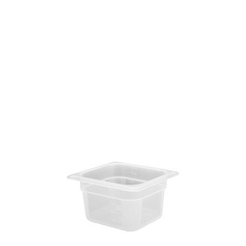 Polypropylene gastronorm storage container GN 1/6 100mm 1.5 litres