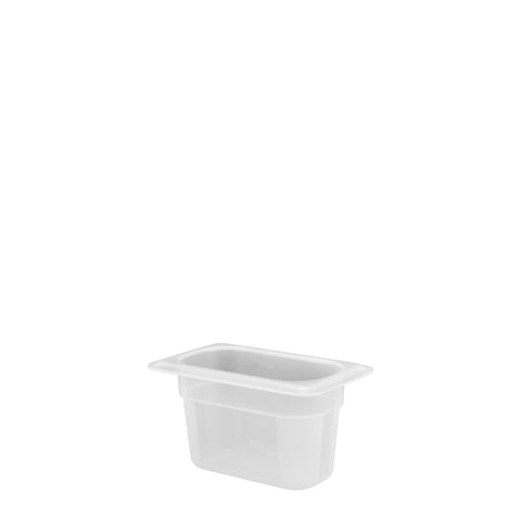 Polypropylene gastronorm storage container GN 1/9 100mm 850ml