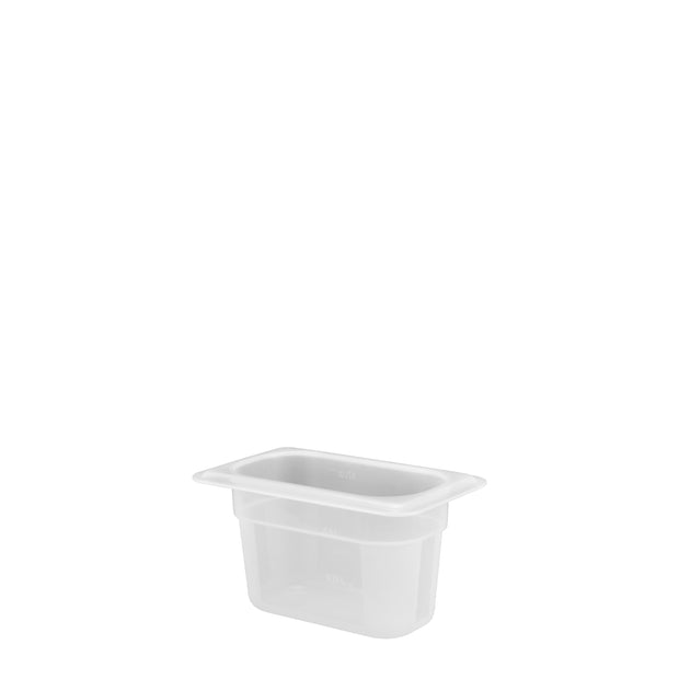 Polypropylene gastronorm storage container GN 1/9 100mm 850ml