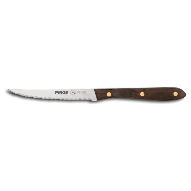 Pirge Pro Steak knife with wood handle 12cm