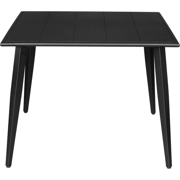 Square table "Lagos" black" 96x74cm