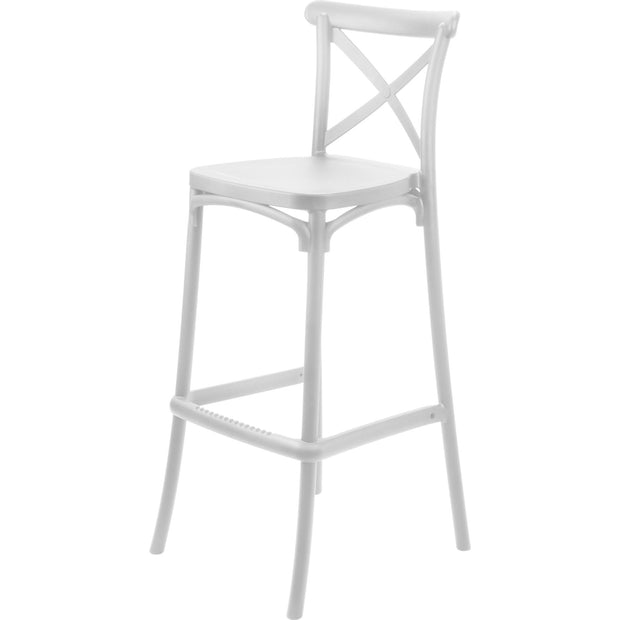 Bar chair "Ravenna" white 44x103cm