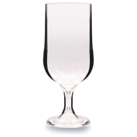 Polycarbonate beer glass with stem 370ml
