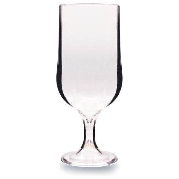 Polycarbonate beer glass with stem 370ml