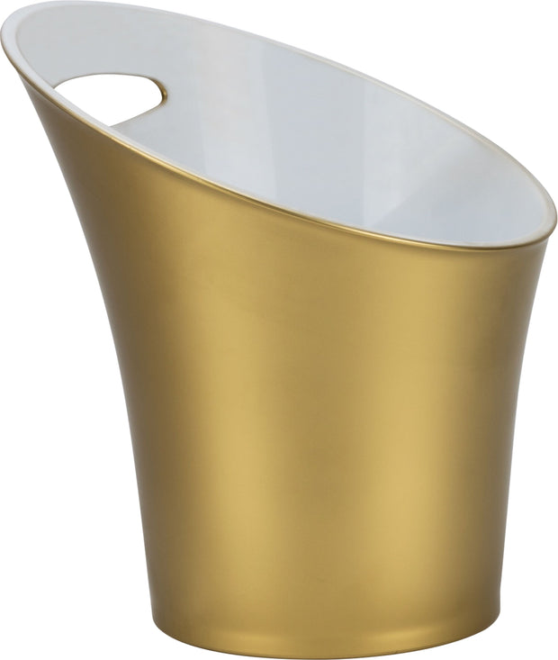 Polycarbonate champagne bucket gold/white
