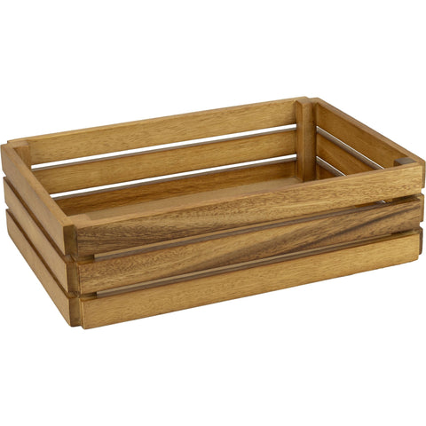 Acacia presentation crate 32x22cm