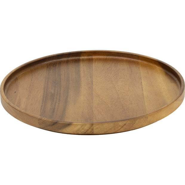 Acacia round platter 26x2cm