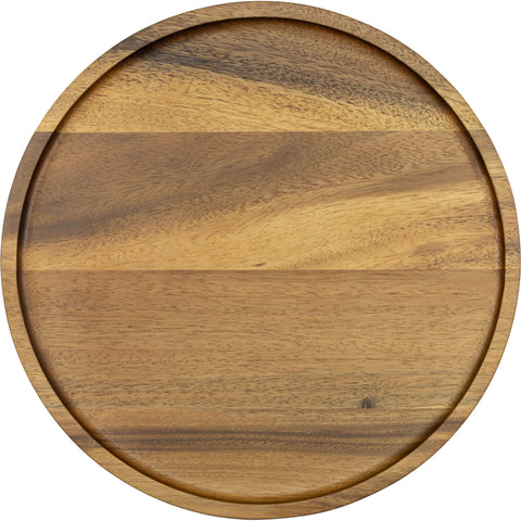 Acacia round platter 32x2cm